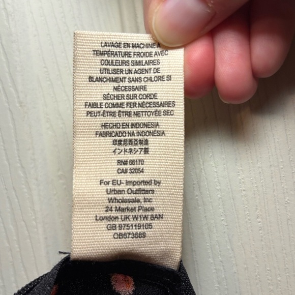 Free People Mia Black & Pink Rose Jumpsuit - Picture 10 of 11